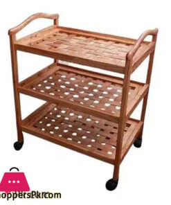 WOOD Serving Kitchen Tea Trolley  Wooden Trolley
