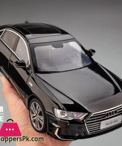 1:18 Audi A6 Limousine Alloy Die Cast Toy Car Model Sound and Light Pull Back Toy Collectibles