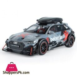124 AUDI RS6 Sports diecast model car lights sounds