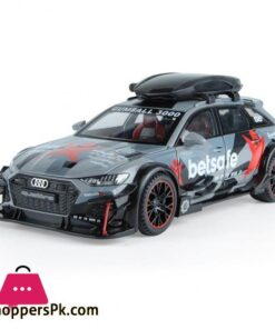 124 AUDI RS6 Sports diecast model car lights sounds
