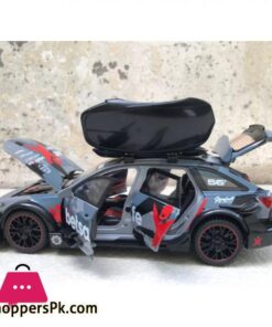124 Audi Rs6 Sports Diecast Model Car Lights Sounds