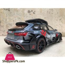 124 Audi Rs6 Sports Diecast Model Car Lights Sounds
