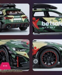 124 Audi Rs6 Sports Diecast Model Car Lights Sounds