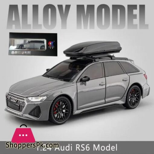 124 For Audi RS6 Simulation Diecast Alloy Car Model