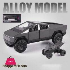 124 Scale Cybertruck Model Toy Pull Back Pick Up Truck With Sound And Light