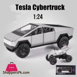 124 Scale Cybertruck Model Toy Pull Back Pick Up Truck With Sound And Light