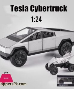124 Scale Cybertruck Model Toy Pull Back Pick Up Truck With Sound And Light