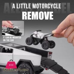 124 Scale Cybertruck Model Toy Pull Back Pick Up Truck With Sound And Light