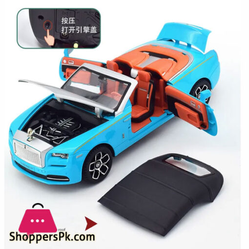 1:24 Rolls-Royce Dawn Alloy Sport Car Model Toy Car Simulation Diecasts Toy Vehicles Sound And Light Collection Toy For Boy Gift
