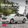 124 Scale Entley Mulsanne Alloy Diecast Model Light Sounds