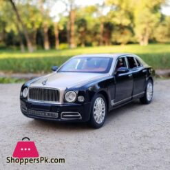 124 Scale Entley Mulsanne Alloy Diecast Model Light Sounds