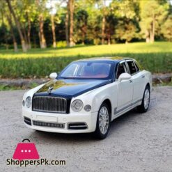 124 Scale Entley Mulsanne Alloy Diecast Model Light Sounds