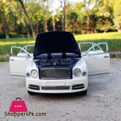 124 Scale Entley Mulsanne Alloy Diecast Model Light Sounds