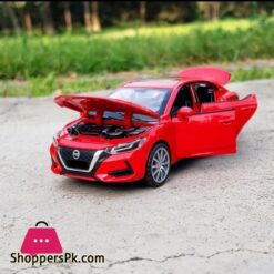 132 Alloy Nissan Sylphy Car Model Simulation Diecast Metal Vehicles Car Sound And Light Kids Gift Toy Collection