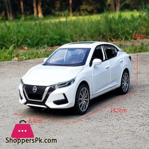 132 Alloy Nissan Sylphy Car Model Simulation Diecast Metal Vehicles Car Sound and Light Kids Gift Toy Collection