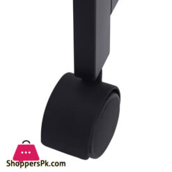 3 Tier Fruit Vegetable Storage Basket Rolling Cart With Handle And Wheels, Black