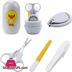 4 In 1 Baby Nail Clipper Baby Grooming Kit Baby Manicure Set With Nail Scissors Nail Clipper Nail File And Nose Tweezer For Newborn Toddler Toes Fingernails Care Trim Polish Kit Set For Baby