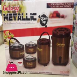 5 Pcs Galaxy Set 3 Star Hot Pot Set Stainless Steel Inner Bowl Glass Lid 14 Litre Water Cooler Plus Small Room Cooler 40 Litre