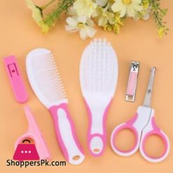 6Pcs Newborn Baby Healthcare Kits Set Babies Nail Hair Manicure Brush Kids Grooming Kit Accesorries