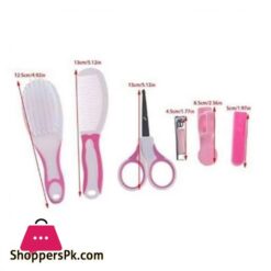 6Pcs Newborn Baby Healthcare Kits Set Babies Nail Hair Manicure Brush Kids Grooming Kit Accesorries