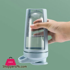 600Ml Protein Shaker Bottle Sports Water Cup With Whisk Mixing Ball Screw On Lid Leak Proof