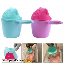 Baby Bath Mug Cartoon Baby Shower Cap Baby Shampoo Cup Child Bathing Baby Bath Spoon Child Shampoo Cup Child Bath Baby Bath Shower Mug Greenpink