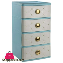 Baby Plastic Storage Drawer 4 Layer Size 40X32X69Cm
