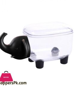 Cotton Swab Storage Box Sheep Elephant Dust-Proof Toothpick Holder Organizer 32 Cotton Swab Storage Box Sheep Elephant Dust Proof Toothpick Holder Organizer