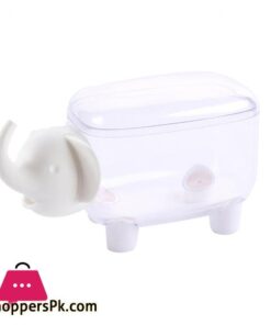 Cotton Swab Storage Box Sheep Elephant Dust-Proof Toothpick Holder Organizer 33 Cotton Swab Storage Box Sheep Elephant Dust Proof Toothpick Holder Organizer
