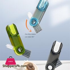 Hot Creative 3 In 1 Bottle Cleaning Brush Multifunctional Cup Cleaning Brush Water Bottle Cleaning Tool Mini Silicone U Shaped Brush