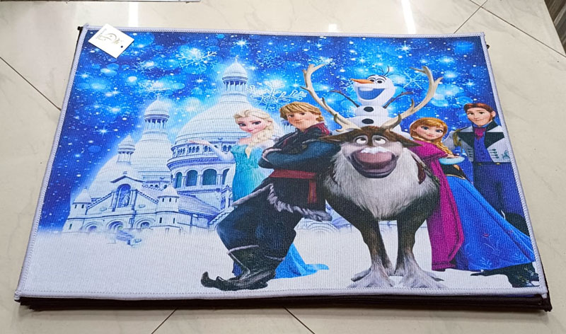 Frozen Living Room Rug Non-Slip Doormat Entrance Door Mat 100 X 150 Cm