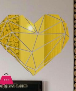 Heart Acrylic Mirror Wall Stickers 3D Creative Geometric Puzzle Heart Decoration Living Room Bedroom Art Wall Acrylic Decor 10 Heart Acrylic Mirror Wall Stickers 3D Creative Geometric Puzzle Heart Decoration Living Room Bedroom Art Wall Acrylic Decor