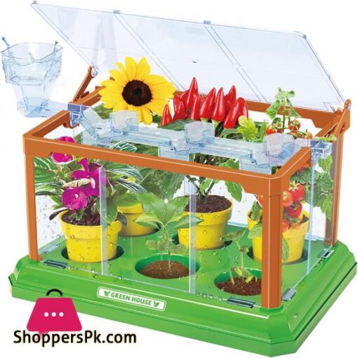 Greenhouse Kids Planting Kit Kids Gardening Set Bonus Mini Greenhouse Included Gardening Gifts for Men Women Easy for Novices to Grow Plant Flowers or Vegetables Size Pastoral Planting