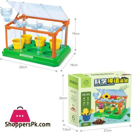 Greenhouse Kids Planting Kit Kids Gardening Set Bonus Mini Greenhouse Included Gardening Gifts for Men Women Easy for Novices to Grow Plant Flowers or Vegetables Size Pastoral Planting