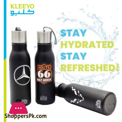 Kleeyo Active Sport Bottle 550ml Black