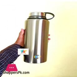 Large Capacity 1500Ml Sus304 Stainless Steel Water Bottle Insulated Thermos Hot Cold Vacuum Flask With Leather Cover