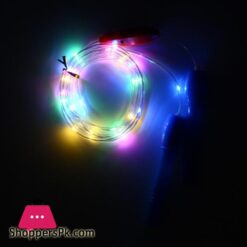 Light Up Led Skipping Rope Kids Children Jump Exercise Fitness Kids Random Color