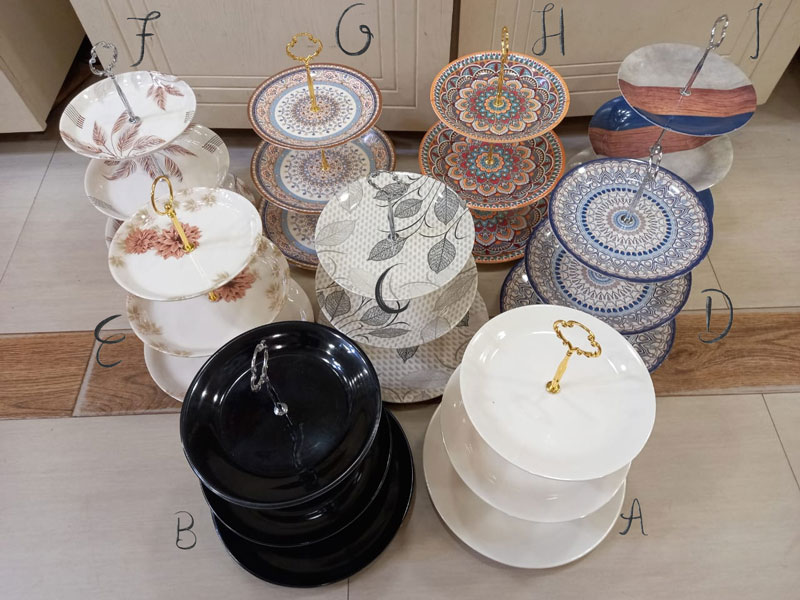 Melamine Cake Stand Round 3 Tier