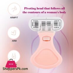 New 6 Layer Blade Lady Razor Women Razor Mini Portable Shave Mane Leg Hair Private Body Manual Razor With Case