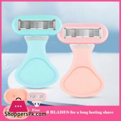 New 6 Layer Blade Lady Razor Women Razor Mini Portable Shave Mane Leg Hair Private Body Manual Razor With Case