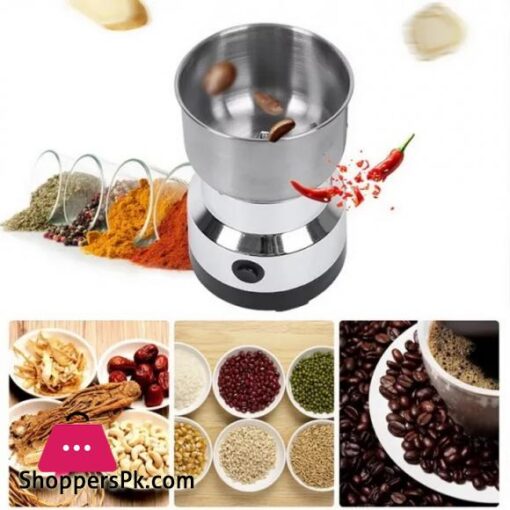 RAF Mini Electric Grinder Stainless Steel For Coffee beans Spices Masala R 7113 220V