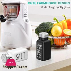 6Pcs Salt And Pepper Seasoning Setglass Salt Shakermodern And Cute