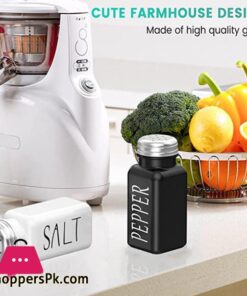 Salt And Pepper Seasoning Set Glass Salt Shaker 20 6Pcs Salt And Pepper Seasoning Setglass Salt Shakermodern And Cute