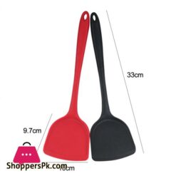 Silicone Non Stick Egg Fish Frying Pan Scoop Spoon Shovel Turner Cooking Utensil
