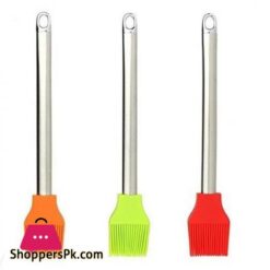 Silicone Stainless Steel Oil Basting Brush Beautiful Stainless Steel Handle