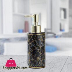 Soap Dispenser Marble Lotion Liquid Makeup Body Wash Home Pump Bottle Black