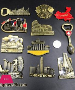 Virtue Switzerland Singapore Australia Italy French Refrigerator Metal Magnetic 32 Virtue Switzerland Singapore Australia Italy French Refrigerator Metal Magnetic Three Dimensional Creative Stickers