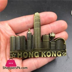 Virtue Switzerland Singapore Australia Italy French Refrigerator Metal Magnetic Three Dimensional Creative Stickers