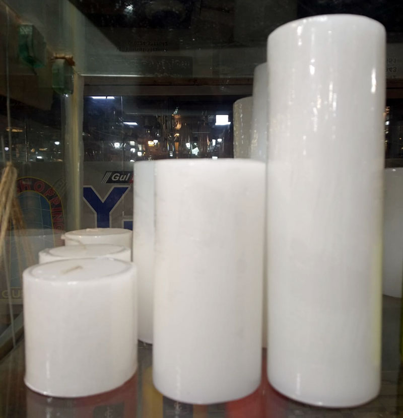 White Pillar Candle Long Burn Time Price In Pakistan Set Of 3