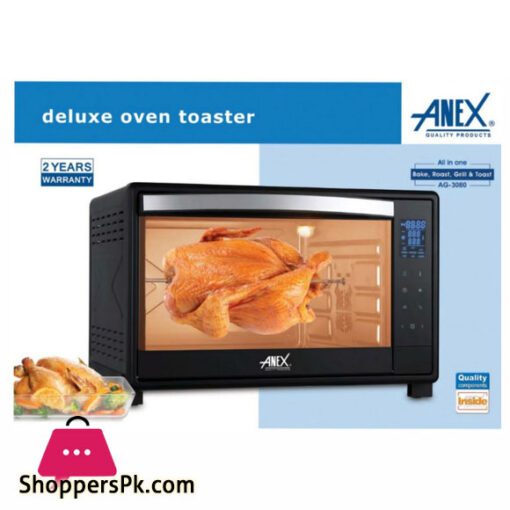 Anex All in One Digital Oven with BBQ Grill AG-3080